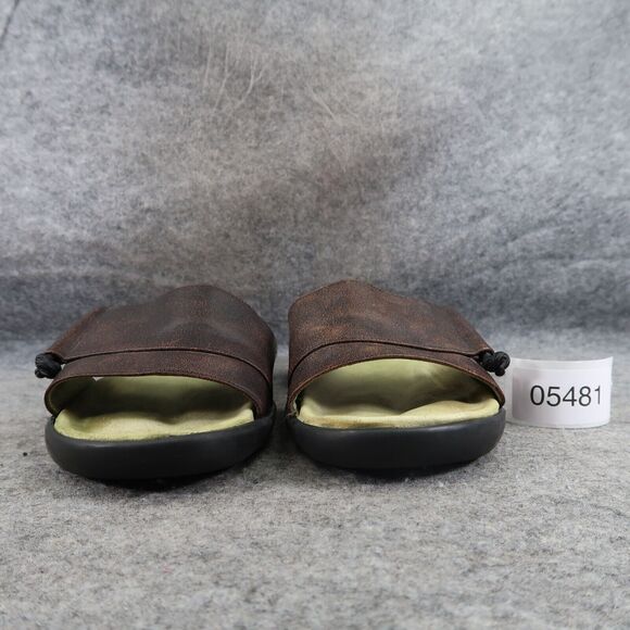 Gentle Souls Shoes Womens 37.5 Sandal Slide Comfort Boho Classic Cushion Leather - Picture 2 of 15